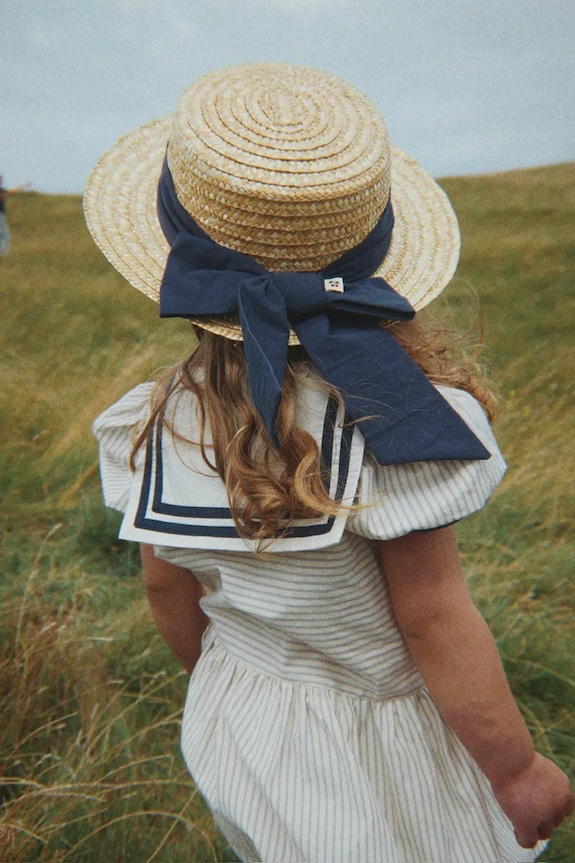 Konges Sløjd φόρεμα flared βαμβακερό ALLIE SAILOR DRESS GOTS KS105253.PPY2