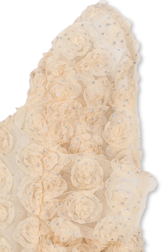 Konges Sløjd šaty ALLY DRESS KS105258.PPY2 béžová