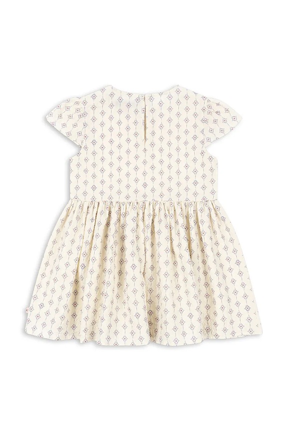 Κοριτσίστικα Konges Sløjd καλοκαιρινό με βαμβάκι AVA DRESS GOTS KS105269.PPY2 λευκό