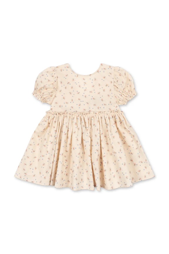 Konges Sløjd φόρεμα EVIA BOW DRESS GOTS KS105365.PPY2 μπεζ SS26