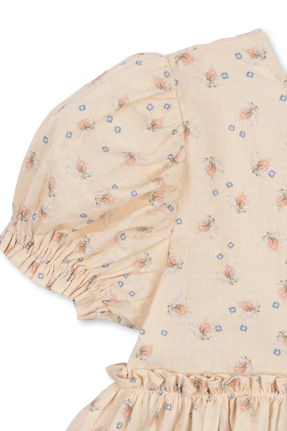 Konges Sløjd φόρεμα EVIA BOW DRESS GOTS μπεζ KS105365.PPY2