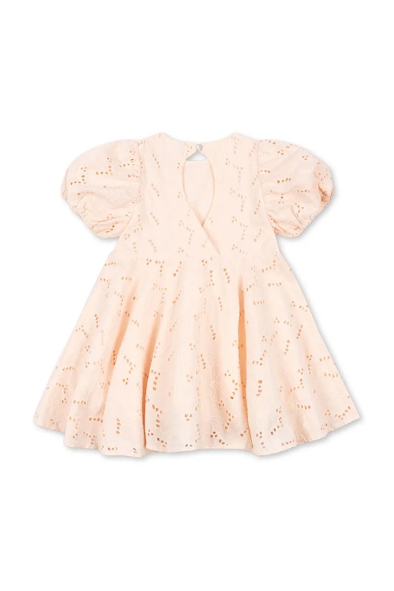 Konges Sløjd φόρεμα από βαμβάκι GLAISE DRESS GOTS KS105403.PPY2 ροζ SS26