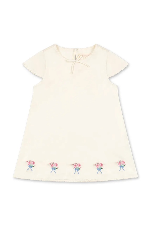 Konges Sløjd šaty SHEENY SS DRESS béžová KS105537.PPY2