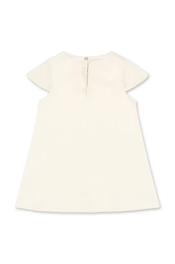 Konges Sløjd šaty SHEENY SS DRESS KS105537.PPY2 béžová SS26