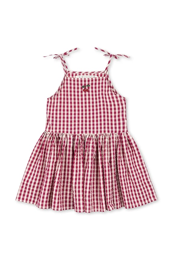 Konges Sløjd šaty bavlnené ISOTTA DRESS GOTS KS105603.PPY2 ružová SS26