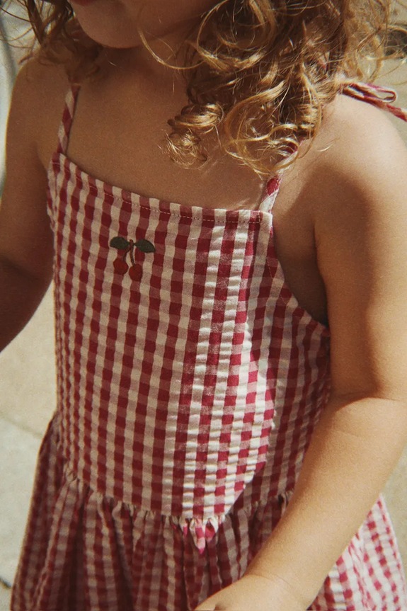 Konges Sløjd šaty bavlnené ISOTTA DRESS GOTS KS105603.PPY2
