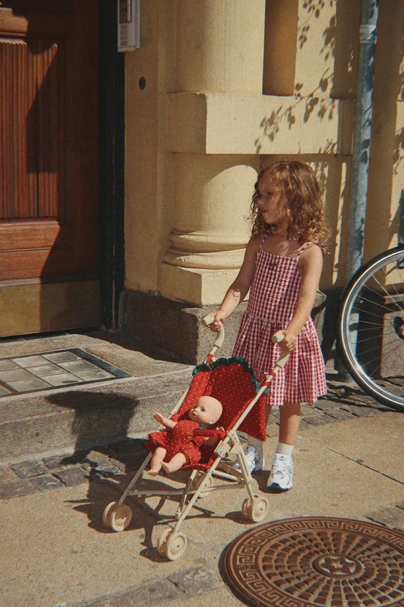 Konges Sløjd šaty bavlnené ISOTTA DRESS GOTS KS105603.PPY2
