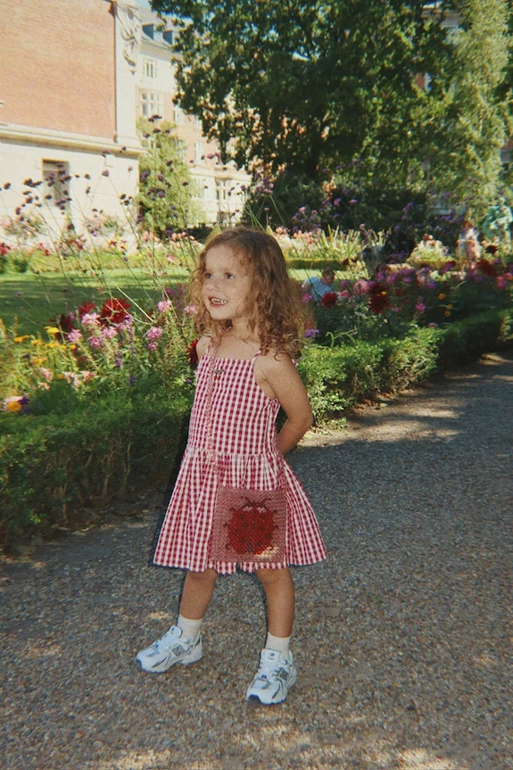 Konges Sløjd šaty bavlnené ISOTTA DRESS GOTS KS105603.PPY2