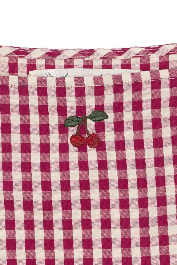 Konges Sløjd šaty bavlnené ISOTTA DRESS GOTS ružová KS105603.PPY2