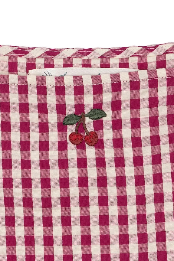 Konges Sløjd šaty bavlnené ISOTTA DRESS GOTS ružová KS105603.PPY2