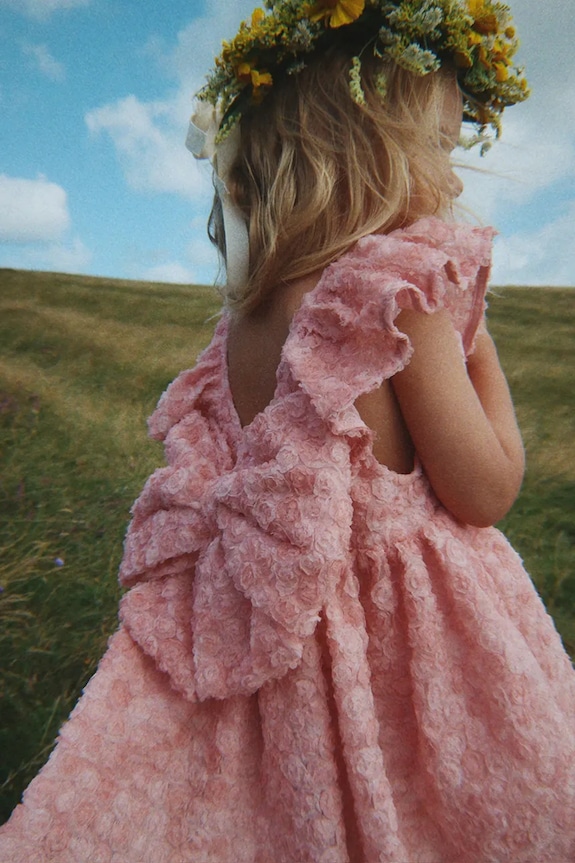 Konges Sløjd šaty ALLY FLOWER DRESS ružová KS105624.PPY2