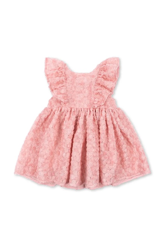 Konges Sløjd šaty ALLY FLOWER DRESS KS105624.PPY2 ružová SS26