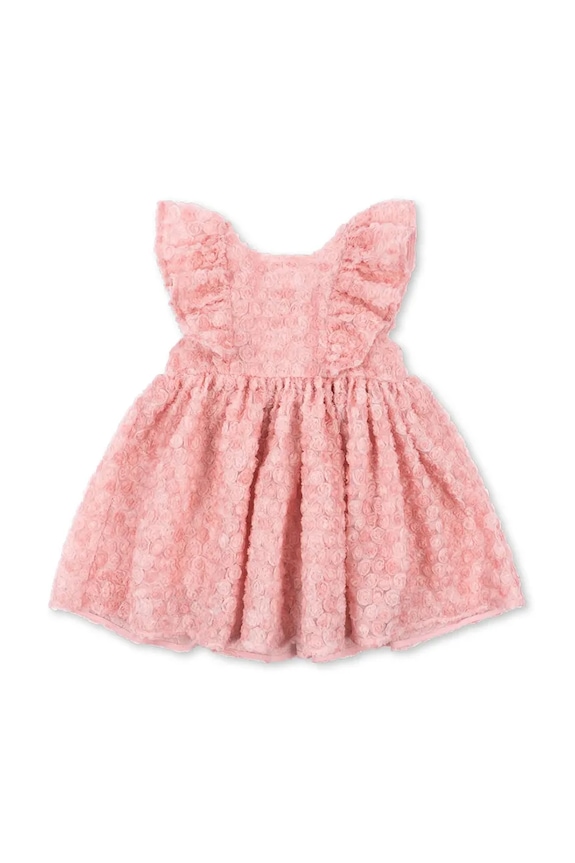 Konges Sløjd šaty ALLY FLOWER DRESS KS105624.PPY2 ružová SS26