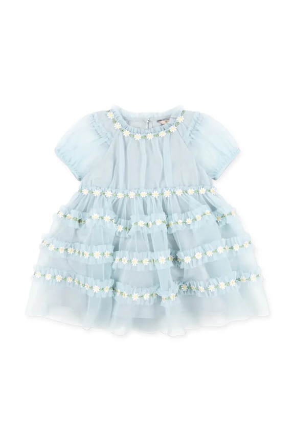 Konges Sløjd sukienka JOELLE DRESS niebieski KS105650.PPY2