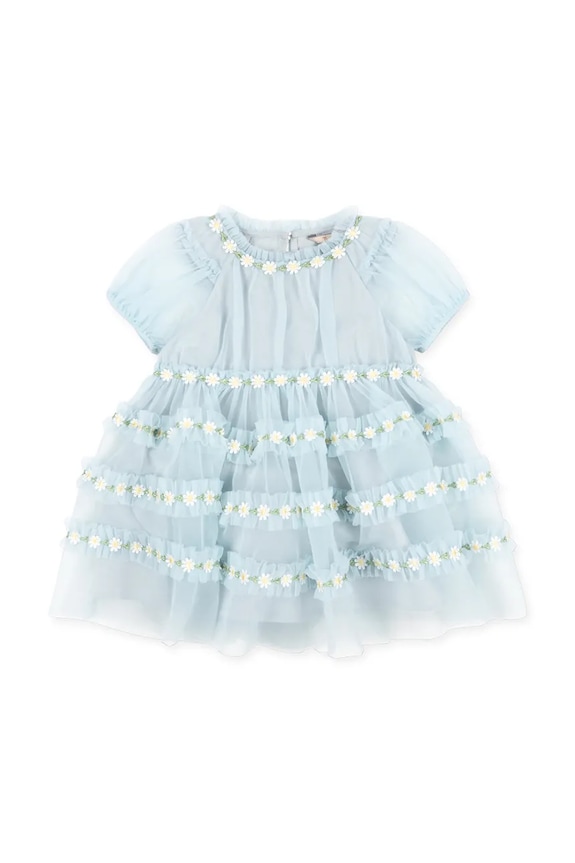 Konges Sløjd sukienka JOELLE DRESS niebieski KS105650.PPY2