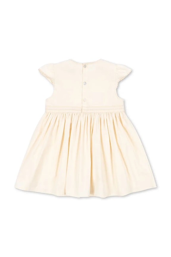 Konges Sløjd φόρεμα βαμβακερό AALIYAH DRESS GOTS KS105656.PPY2 μπεζ SS26