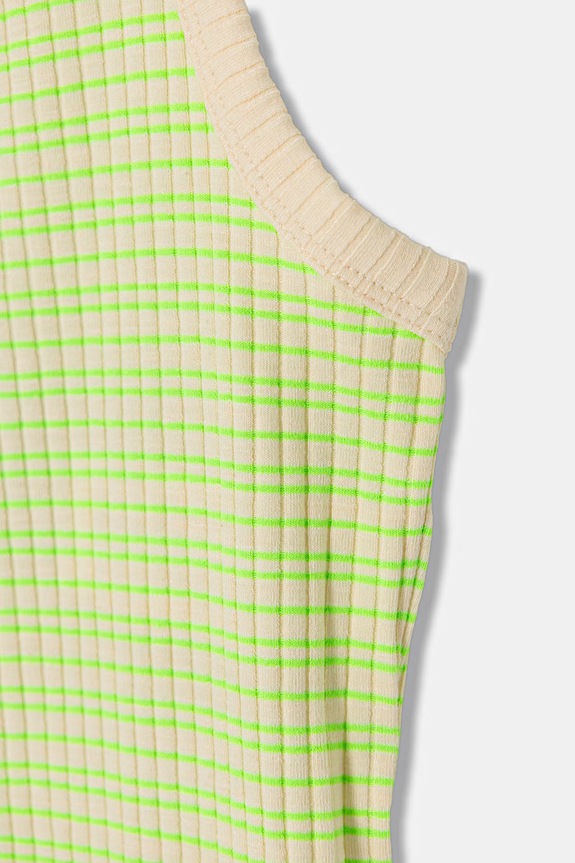 BIMBA United Colors of Benetton vestito con cotone 38DBCV019.G.seasonal giallo