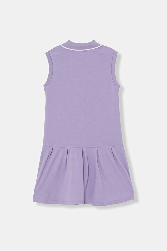 United Colors of Benetton Vestito d'estate in cotone con elastan 3WG9CV012.G.seasonal violetto SS26