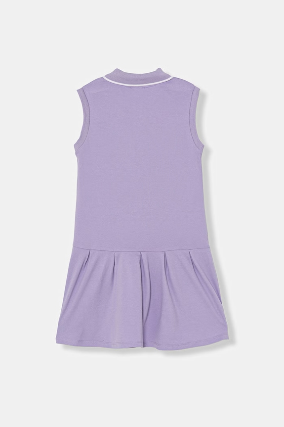 United Colors of Benetton Vestito d'estate in cotone con elastan 3WG9CV012.G.seasonal violetto SS26