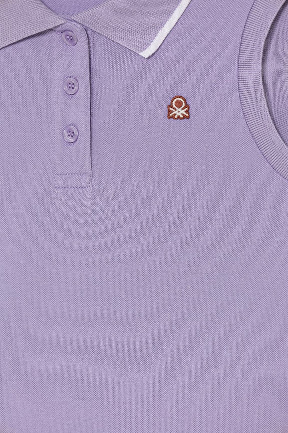 BIMBA United Colors of Benetton Vestito d'estate in cotone con elastan 3WG9CV012.G.seasonal violetto