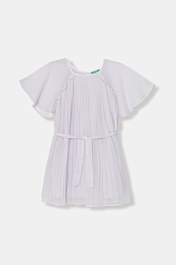 United Colors of Benetton skladané šaty fialová 41EXCV03R.G.Stagionale