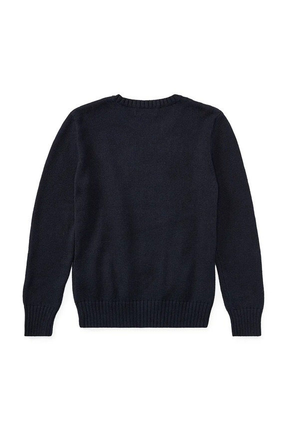 Chlapec Detský bavlnený sveter Polo Ralph Lauren 323668286002 tmavomodrá
