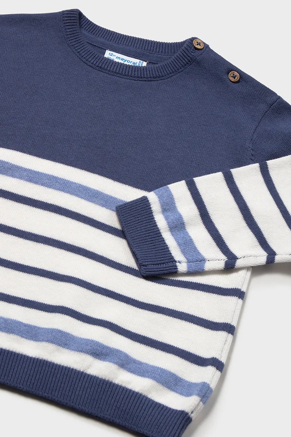 BIMBO Mayoral maglione per bambini con misto lana 1309.3F.Baby.PPY2 blu navy