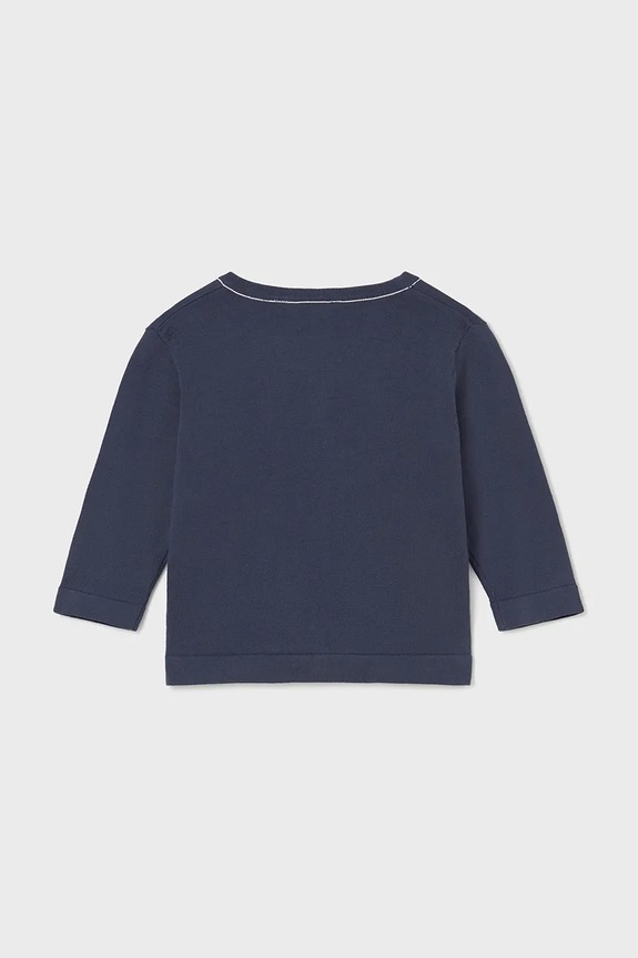 Mayoral cardigan din bumbac pentru copii 1310.3A.Baby.PPY2 bleumarin SS26