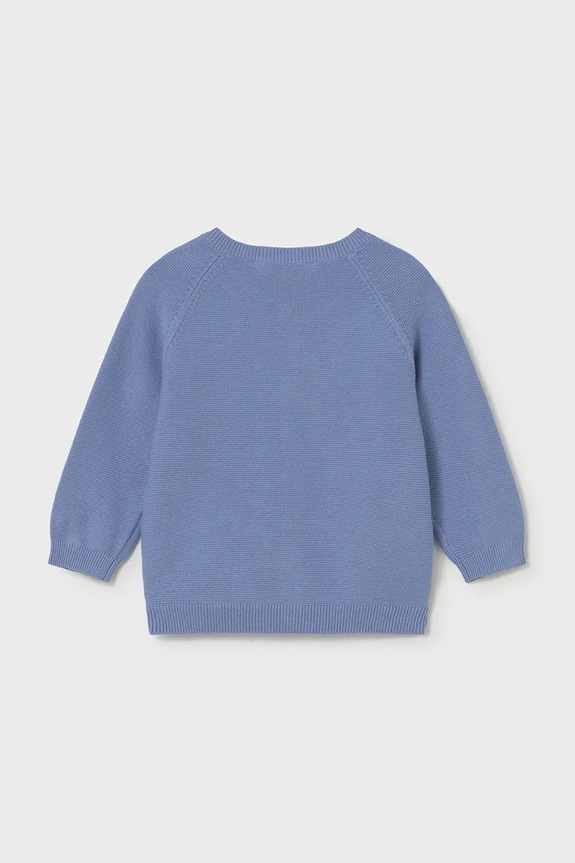 Mayoral cardigan din bumbac pentru copii 1311.3B.Baby.PPY2 albastru SS26