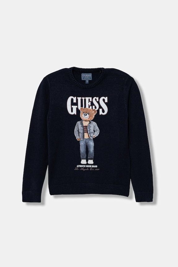 Παιδικό πουλόβερ Guess άλλο σκούρο μπλε L6RR04.Z2ZK2.PPY2