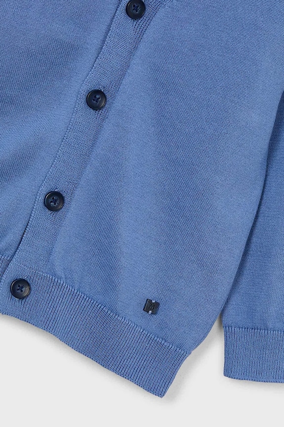 Mayoral cardigan din bumbac pentru copii albastru 3381.5A.Mini.PPY2
