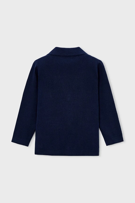 Băieți Mayoral cardigan din bumbac pentru copii 3436.5A.Mini.PPY2 bleumarin