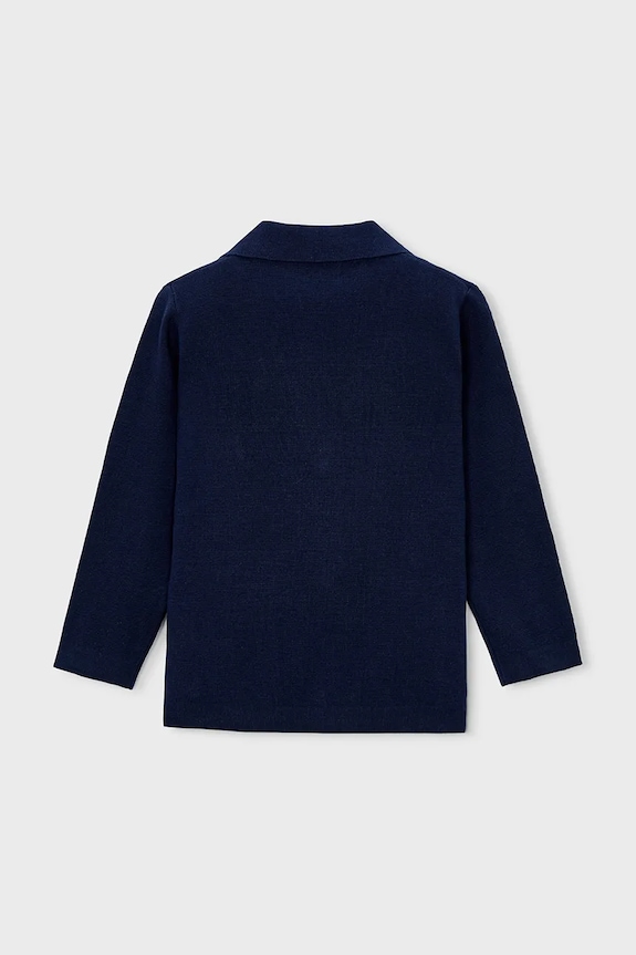 Băieți Mayoral cardigan din bumbac pentru copii 3436.5A.Mini.PPY2 bleumarin