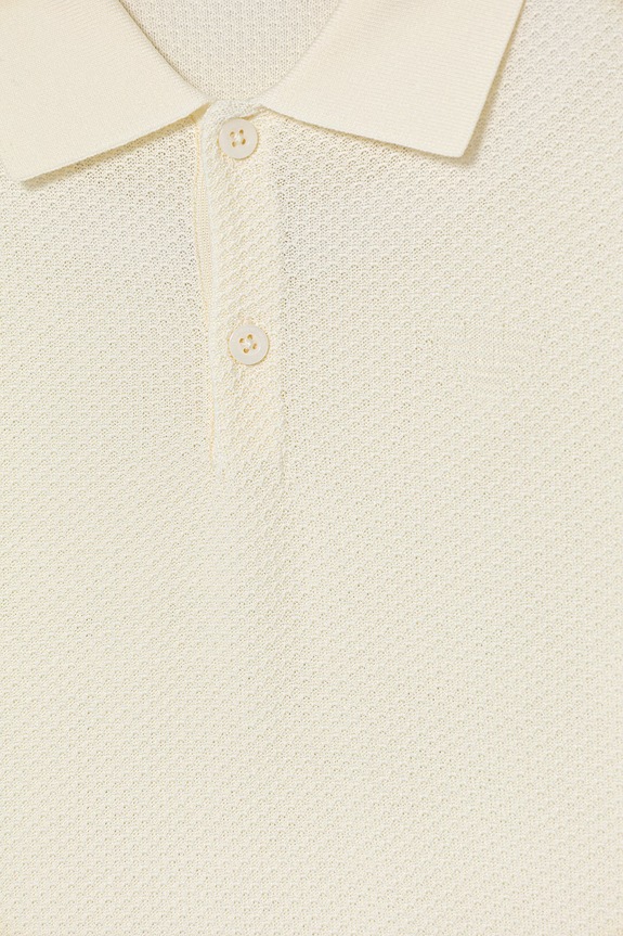 Emporio Armani pletena polo majica ženska z viskozo bež EB001222.AF23412