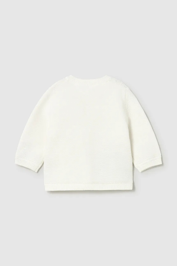 Mayoral Newborn cardigan din bumbac pentru copii 1303.1B.Newborn.PPY2 bej SS26