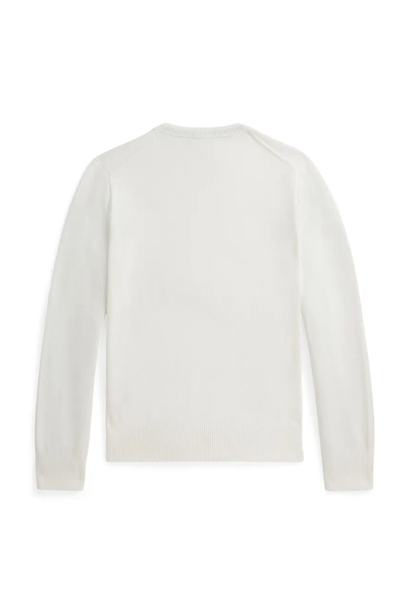 Polo Ralph Lauren sweter bawełniany dziecięcy 323799887501 biały SS26