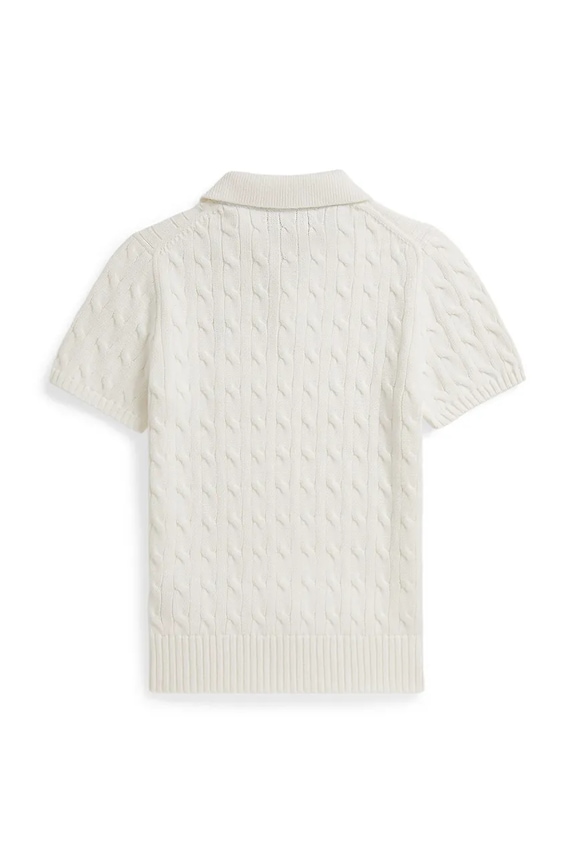Polo Ralph Lauren Πουλόβερ παιδικό βαμβακερό 323962923504 λευκό SS26