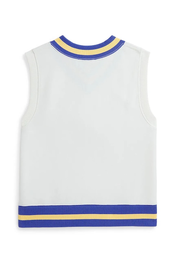 Dječji prsluk Polo Ralph Lauren 323A12303001 bijela SS26