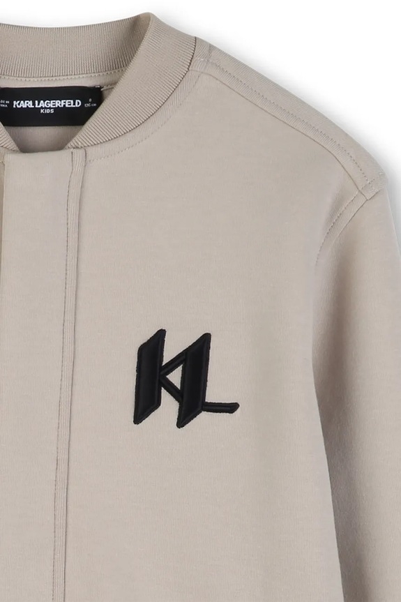 Karl Lagerfeld bluza dziecięca beżowy Z31090.86.108