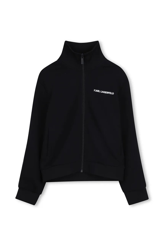 Detský sveter Karl Lagerfeld Z31092.162.174 čierna SS26