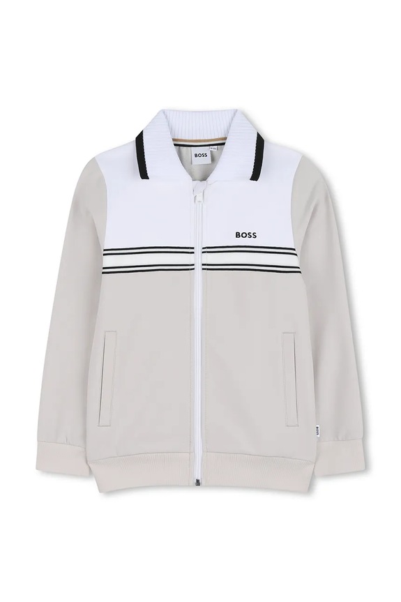 BOSS bluza dziecięca J52951.162.174 beżowy SS26