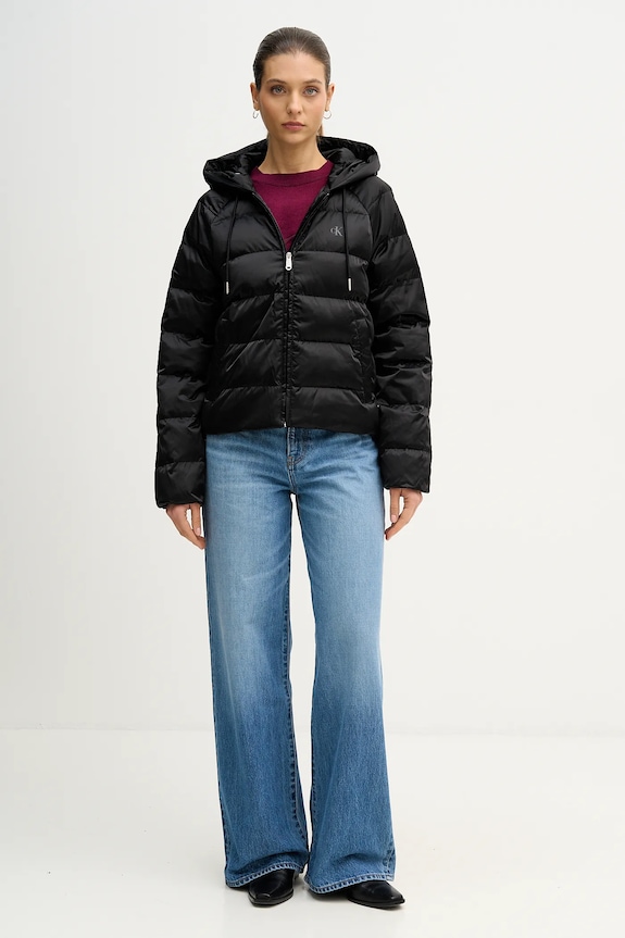 Bombažen pulover Calvin Klein Jeans LV047E304G roza SS26