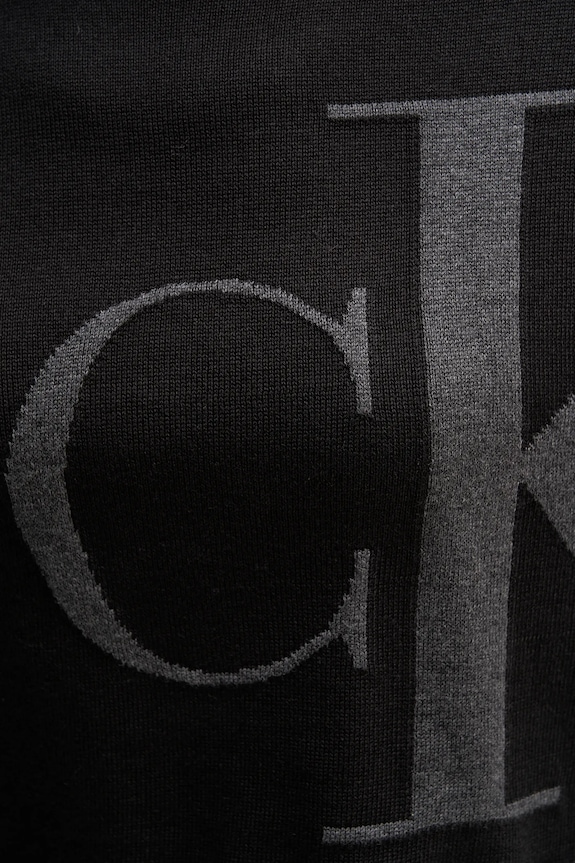 Bavlnený sveter Calvin Klein Jeans LV047E304G čierna