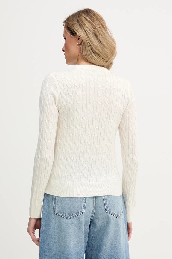 Oblečenie Kardigan s prímesou vlny Calvin Klein Jeans LV044E307G béžová
