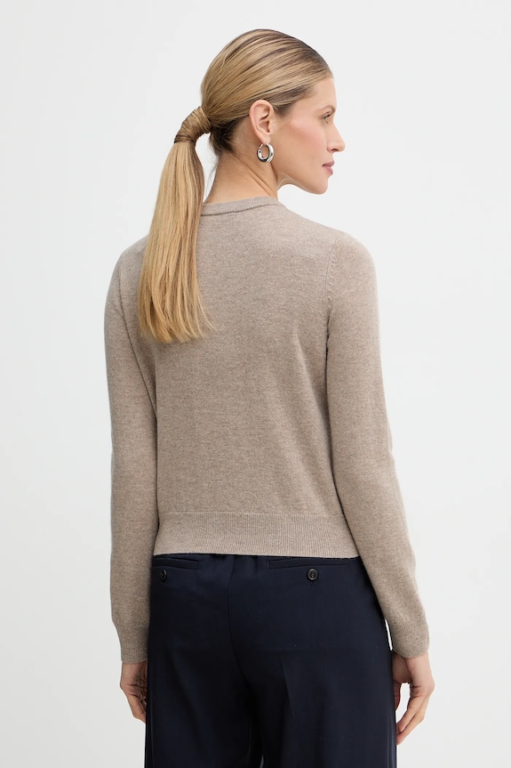 Oblečenie Vlnený kardigán Weekend Max Mara NEBBIA 2615341021600 béžová