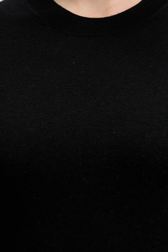 Vlnené tričko Weekend Max Mara MAREA 2615361011600 čierna
