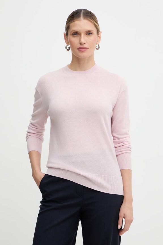 Vlnený sveter Weekend Max Mara VENTO vlna ružová 2615361021600