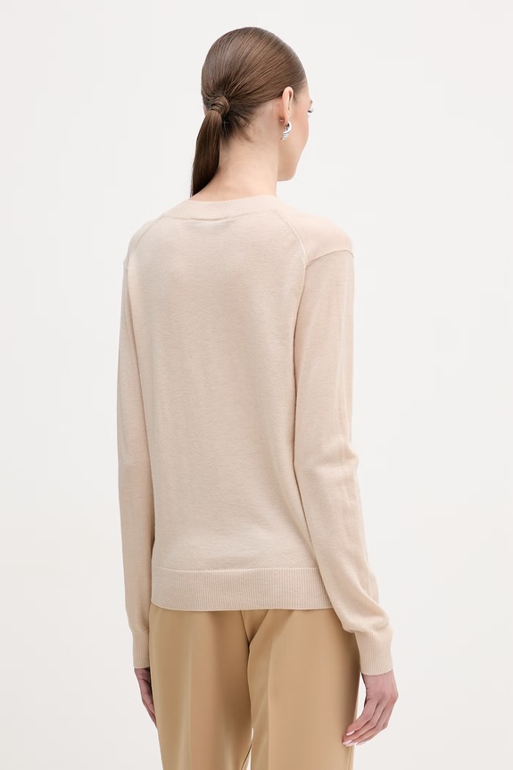 Odzież Weekend Max Mara sweter wełniany ESTREMO 2615361031600 beżowy