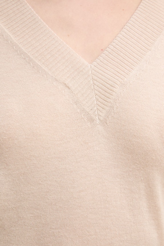 Weekend Max Mara sweter wełniany ESTREMO 2615361031600 beżowy