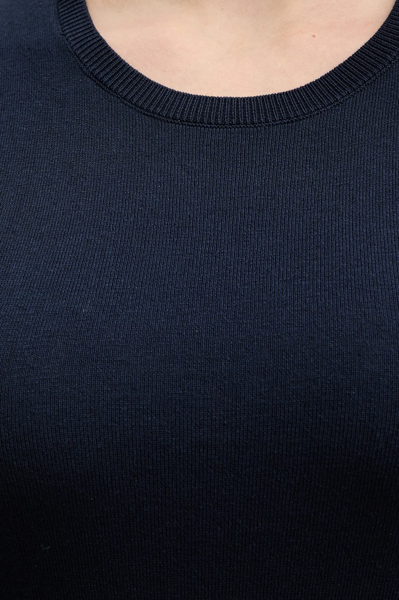 Weekend Max Mara pulover din amestec de mătase GABARRA 2615361081600 bleumarin
